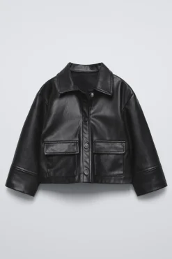Niños ZARA 1½ - 6 Años·Camisas<SOBRECAMISA EFECTO PIEL