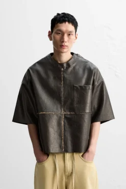 New SOBRECAMISA EFECTO PIEL LAVADA Hombre Sobrecamisas