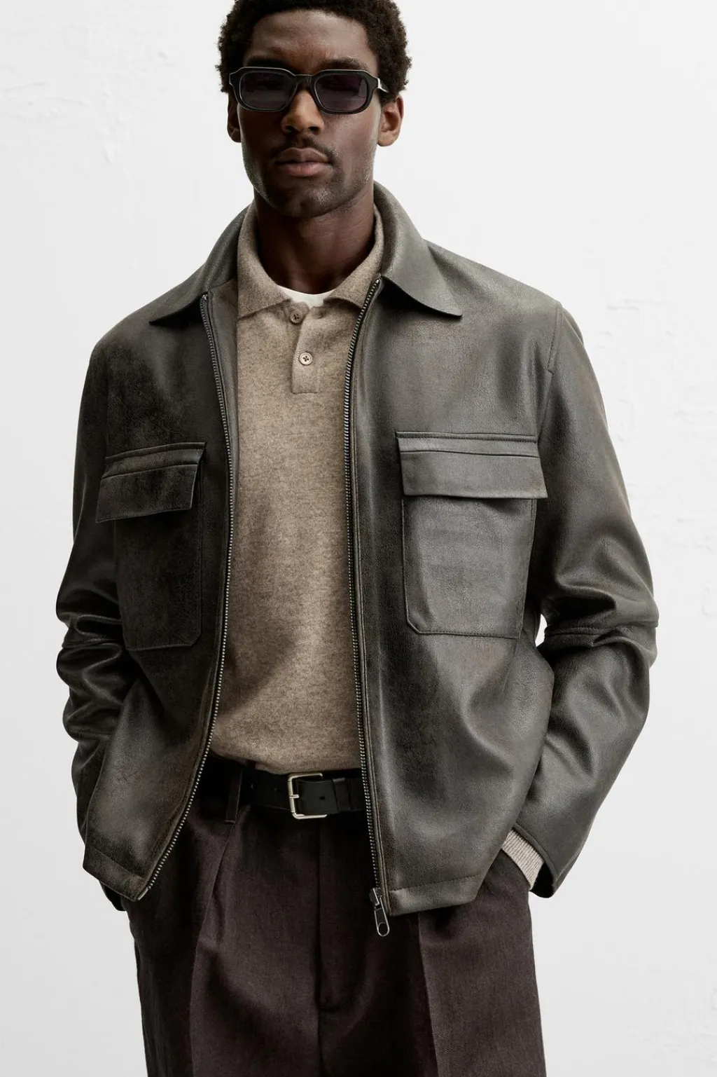Best SOBRECAMISA EFECTO PIEL LAVADA Hombre Sobrecamisas