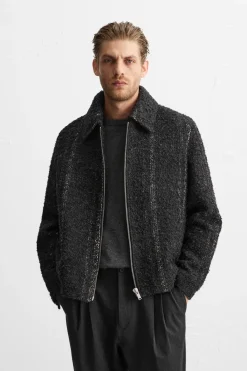 Best SOBRECAMISA ESTRUCTURA RAYAS Hombre Sobrecamisas