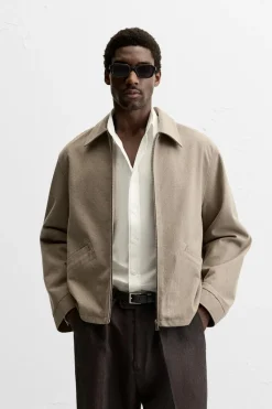 Outlet SOBRECAMISA ESTRUCTURA TEXTURA Hombre Sobrecamisas