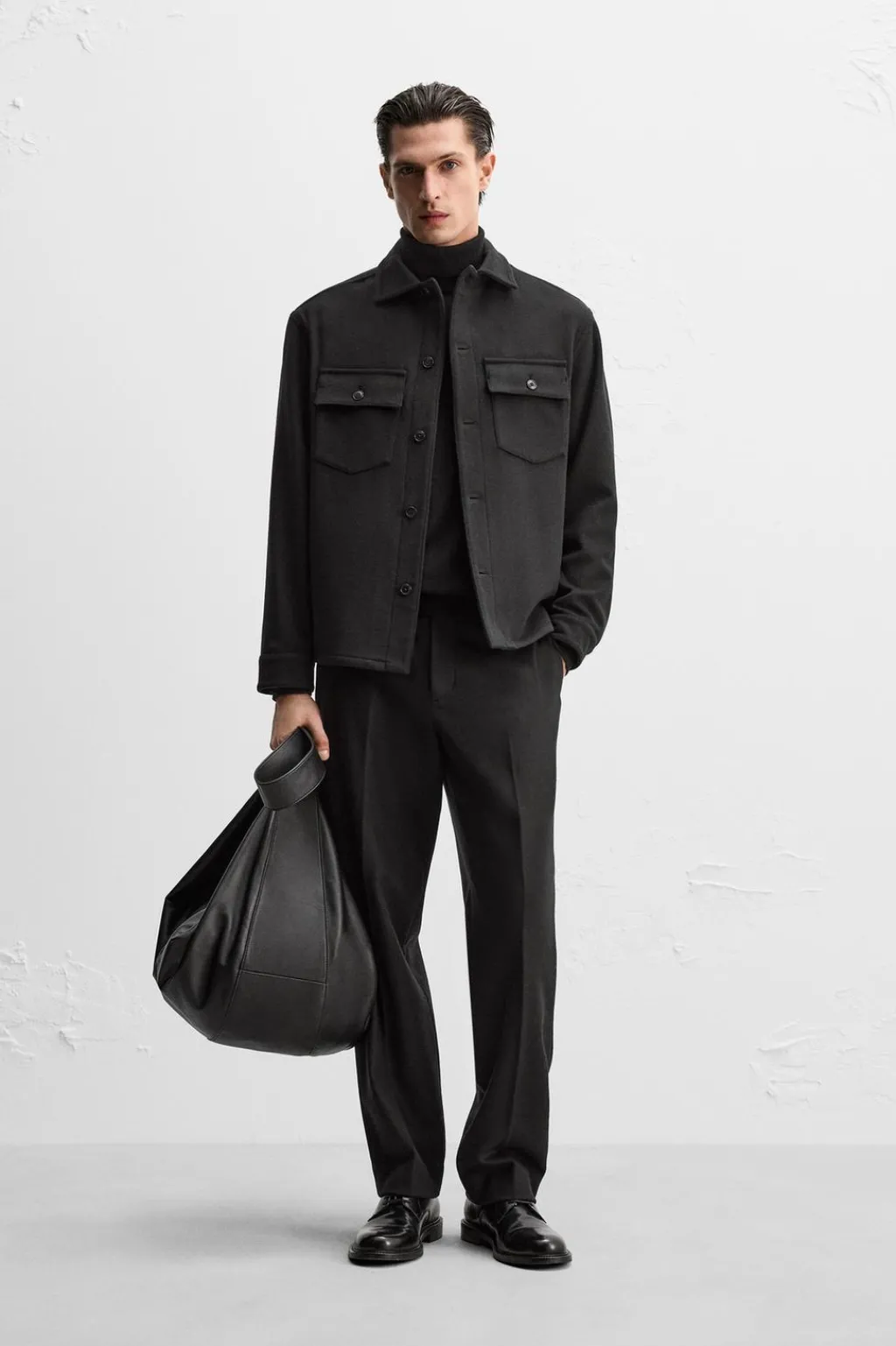 Fashion SOBRECAMISA LANA FRANELA Hombre Sobrecamisas