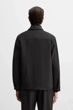 Fashion SOBRECAMISA LANA FRANELA Hombre Sobrecamisas