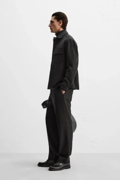 Fashion SOBRECAMISA LANA FRANELA Hombre Sobrecamisas