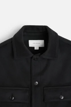 Fashion SOBRECAMISA LANA FRANELA Hombre Sobrecamisas