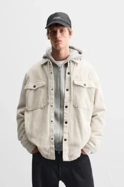 Hot SOBRECAMISA PANA ACOLCHADA Hombre Sobrecamisas
