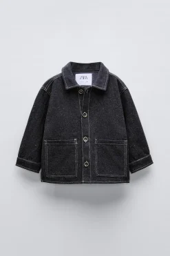 Niños ZARA 1½ - 6 Años·Camisas|1½ - 6 Años·Camisas / Sobrecamisas<SOBRECAMISA SARGA PESPUNTES