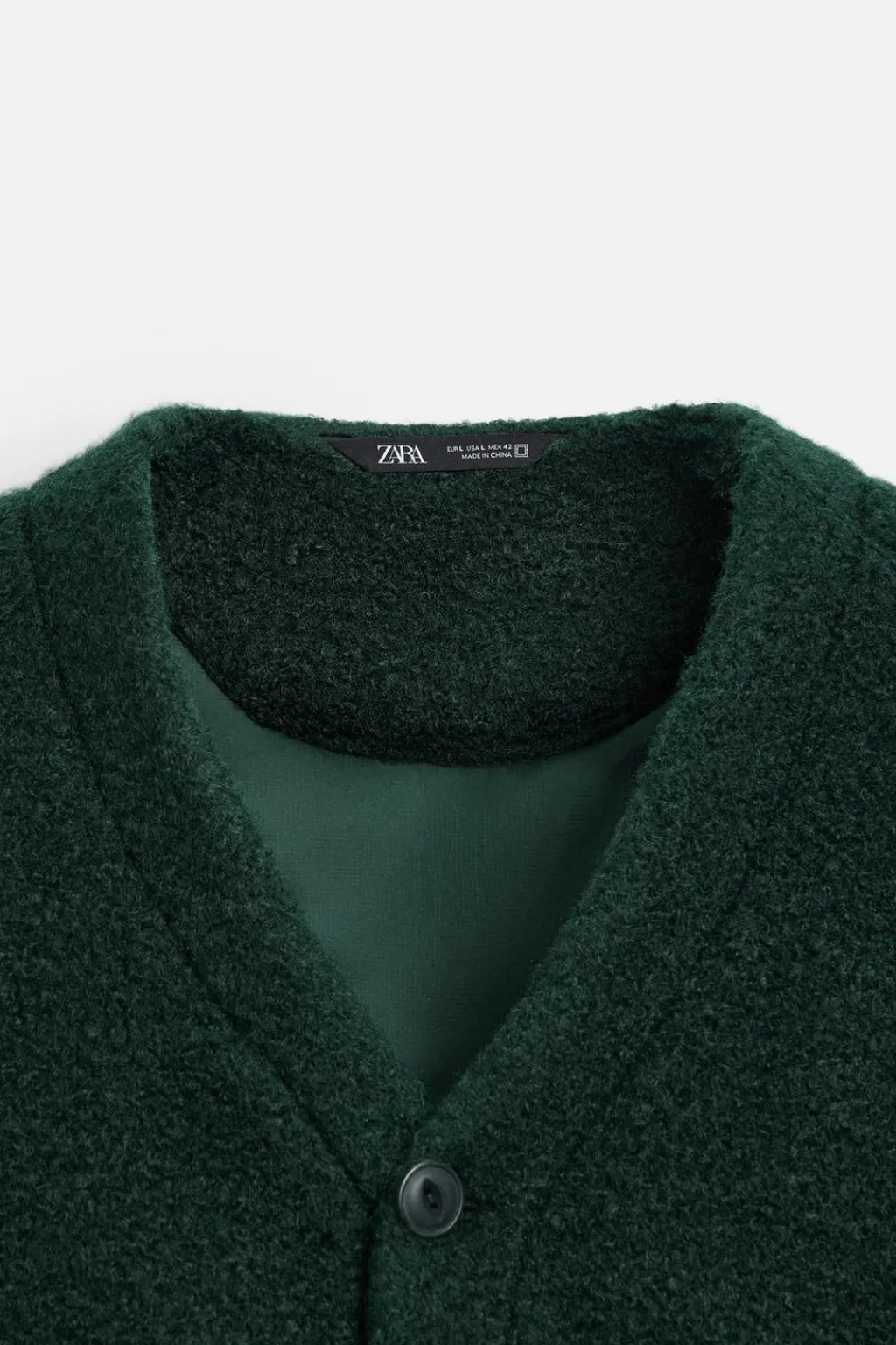 Discount SOBRECAMISA TEXTURA BOUCLÉ Hombre Jerséis / Chaquetas|Sobrecamisas