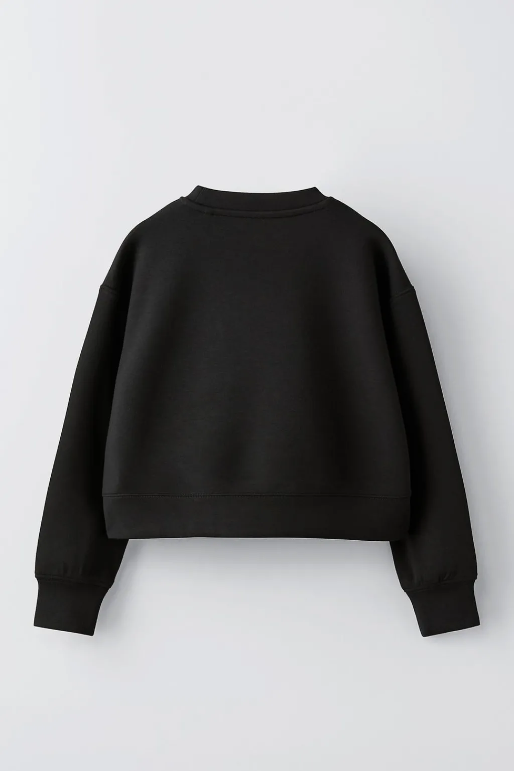 Niños ZARA 6 - 14 Años·Sudaderas|6 - 14 Años·Deporte / Jogging<SUDADERA BANDAS SNAPS CROP FIT