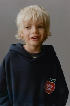 Niños ZARA 1½ - 6 Años·Sudaderas|1½ - 6 Años·Chándal<SUDADERA BORDADO MANZANA