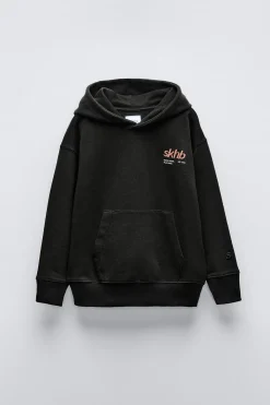 Niños ZARA 6 - 14 Años·Sudaderas<SUDADERA CAPUCHA BORDADOS