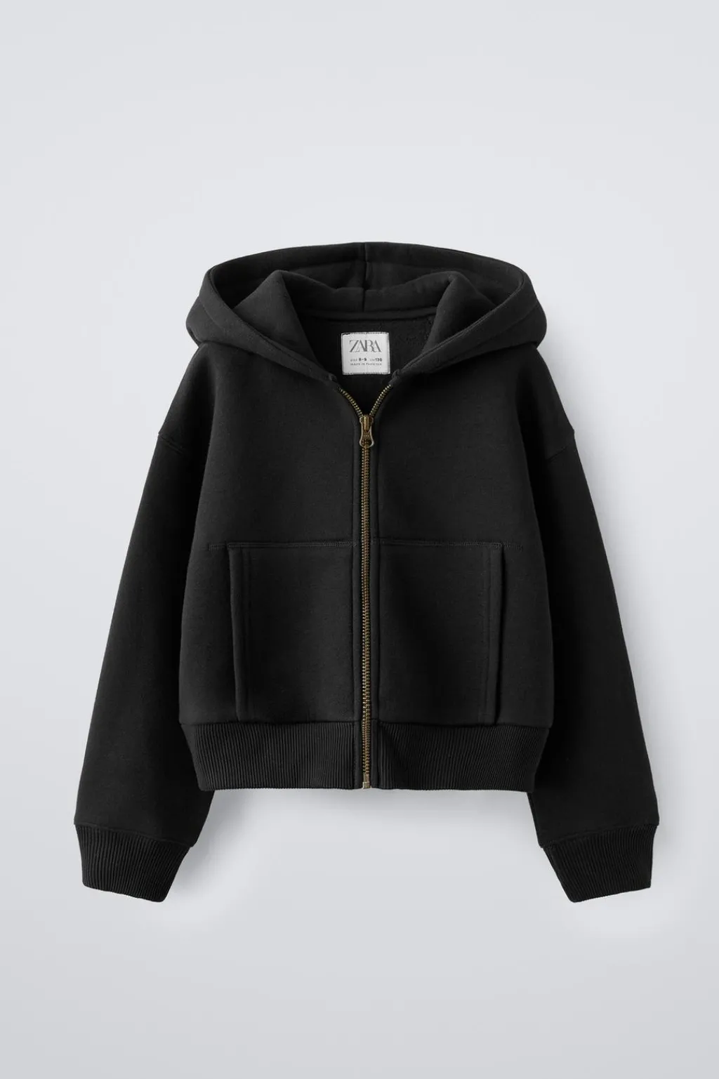 Niños ZARA 6 - 14 Años·Sudaderas|6 - 14 Años·Deporte / Jogging<SUDADERA CAPUCHA CREMALLERA