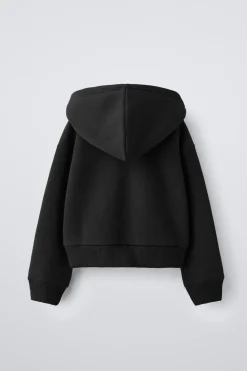 Niños ZARA 6 - 14 Años·Sudaderas|6 - 14 Años·Deporte / Jogging<SUDADERA CAPUCHA CREMALLERA