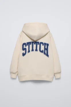Niños ZARA 6 - 14 Años·Sudaderas|6 - 14 Años·Deporte / Jogging<SUDADERA CAPUCHA LILO & STITCH © DISNEY OVERSIZE FIT