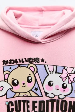 Niños ZARA 6 - 14 Años·Sudaderas<SUDADERA CAPUCHA OVERSIZE FIT