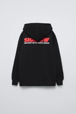 Niños ZARA 6 - 14 Años·Sudaderas<SUDADERA CAPUCHA SONIC © SEGA