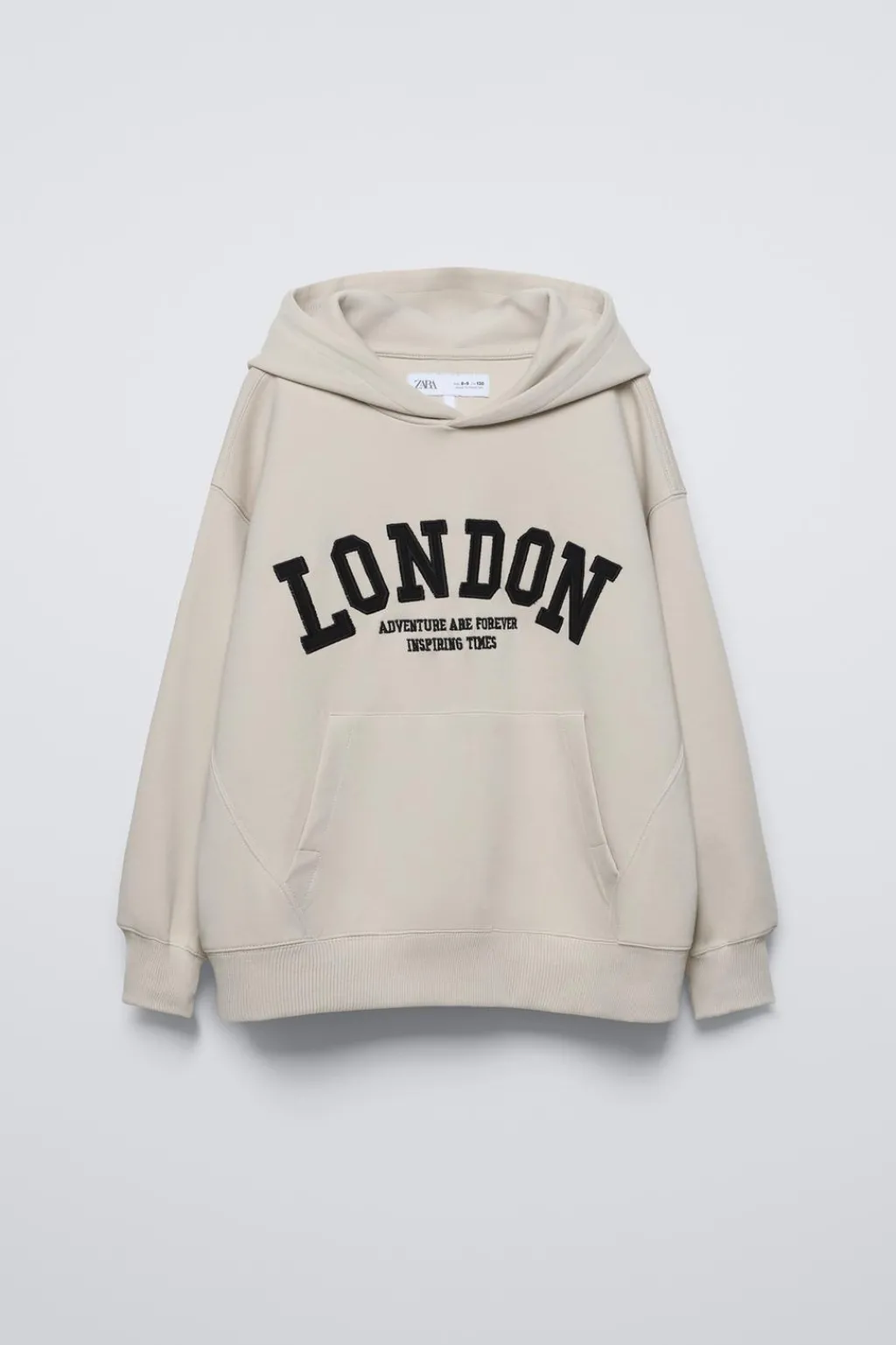 Niños ZARA 6 - 14 Años·Sudaderas<SUDADERA CAPUCHA TEXTO