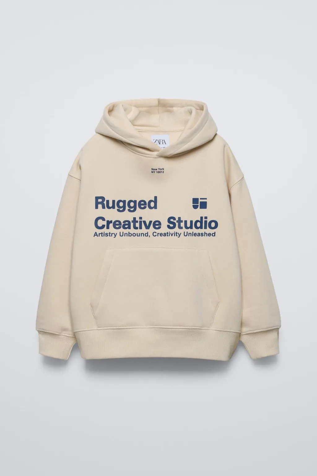 Niños ZARA 6 - 14 Años·Sudaderas<SUDADERA CAPUCHA TEXTO