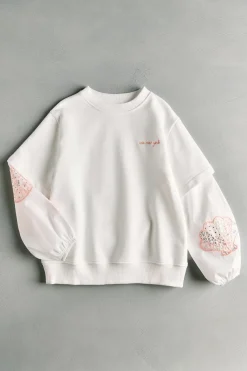 Niños ZARA 6 - 14 Años·Sudaderas<SUDADERA COMBINADA PARCHES - SEA NY
