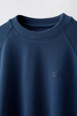 Niños ZARA 6 - 14 Años·Sudaderas|6 - 14 Años·Sudaderas<SUDADERA COMBINADA WAFFLE