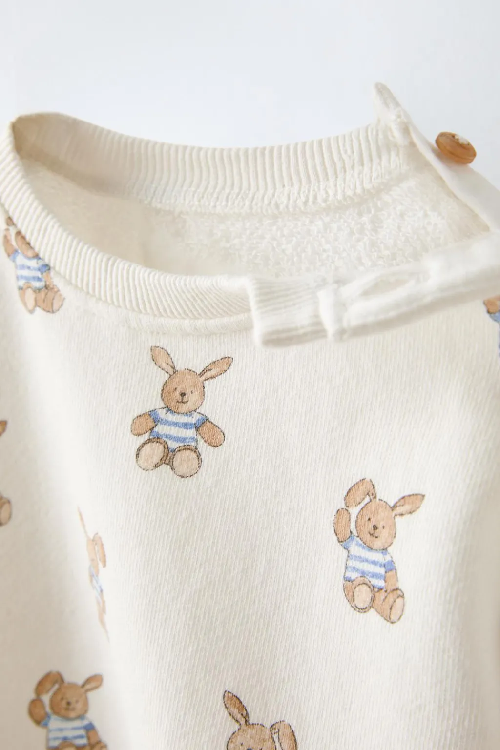 Niños ZARA 6 - 18 Meses·Conjuntos|6 - 18 Meses·Sudaderas<SUDADERA CONEJITOS