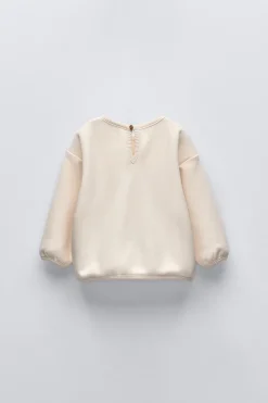 Niños ZARA 6 - 18 Meses·Sudaderas<SUDADERA CONEJO BORDADO PATCHWORK