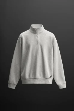 Discount SUDADERA CREMALLERA CUELLO Hombre Chándal|Sudaderas