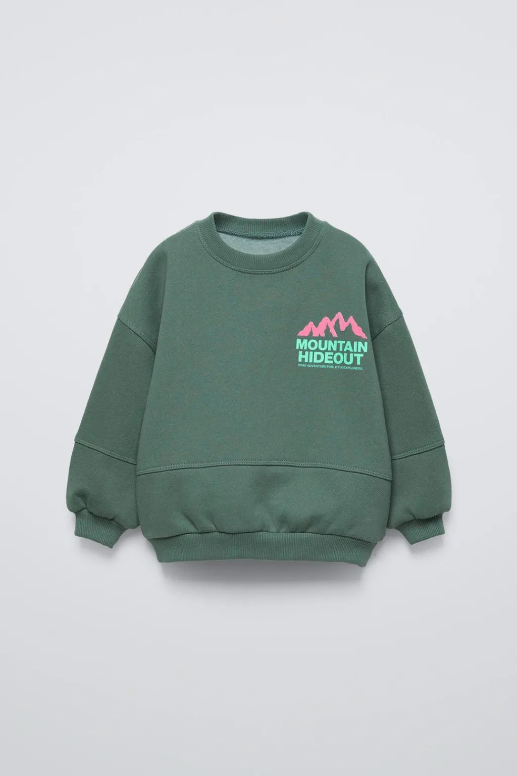 Niños ZARA 1½ - 6 Años·Sudaderas<SUDADERA ESTAMPADA MONTAÑA FLOCK