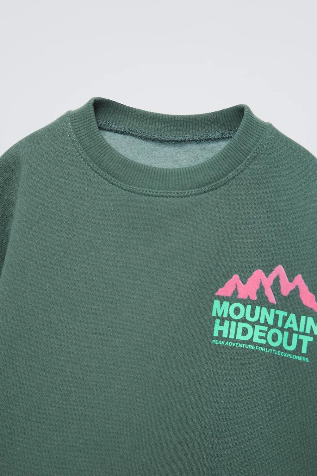 Niños ZARA 1½ - 6 Años·Sudaderas<SUDADERA ESTAMPADA MONTAÑA FLOCK