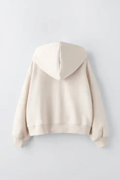 Niños ZARA 6 - 14 Años·Sudaderas<SUDADERA ESTAMPADO CISNE CROP FIT