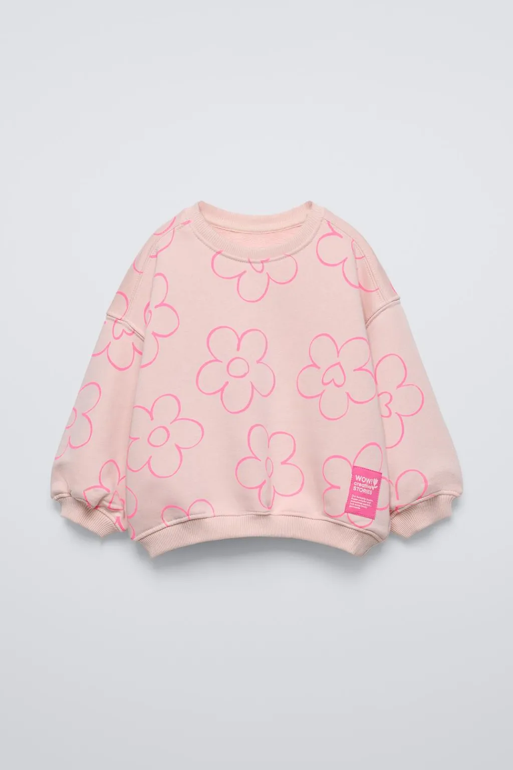 Niños ZARA 1½ - 6 Años·Sudaderas|1½ - 6 Años·Total Look<SUDADERA ESTAMPADO ETIQUETA
