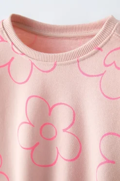 Niños ZARA 1½ - 6 Años·Sudaderas|1½ - 6 Años·Total Look<SUDADERA ESTAMPADO ETIQUETA