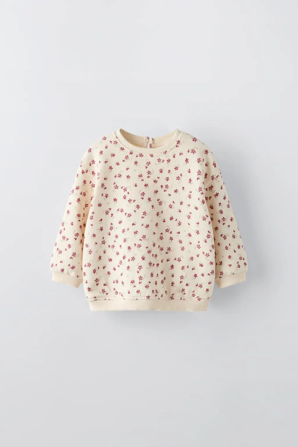 Niños ZARA 6 - 18 Meses·Conjuntos|6 - 18 Meses·Sudaderas<SUDADERA ESTAMPADO FLORECITAS