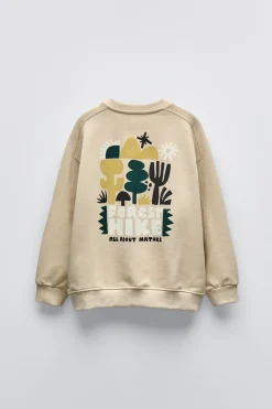 Niños ZARA 6 - 14 Años·Sudaderas<SUDADERA ESTAMPDO RELIEVE