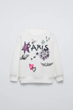 Niños ZARA 6 - 14 Años·Sudaderas<SUDADERA GRAFFITI