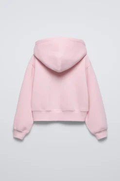 Niños ZARA 6 - 14 Años·Sudaderas|6 - 14 Años·Deporte / Jogging<SUDADERA HELLO KITTY AND FRIENDS © SANRIO CROP FIT