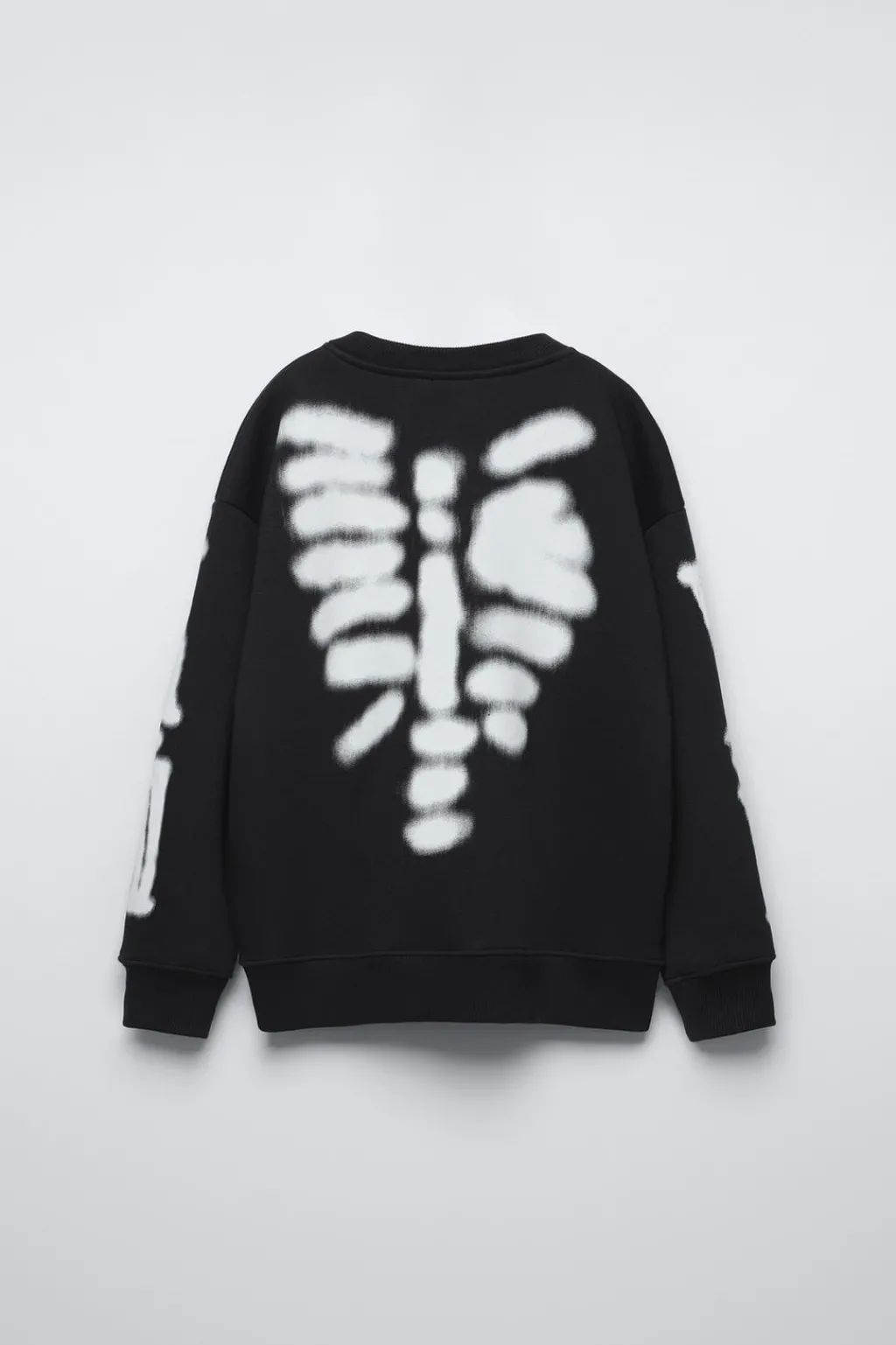 Niños ZARA 6 - 14 Años·Sudaderas|6 - 14 Años·Total Look<SUDADERA HUESOS ESQUELETO Y CALAVERA