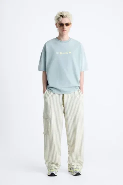 Sale SUDADERA LAVADA TEXTO Hombre Sudaderas|Camisetas
