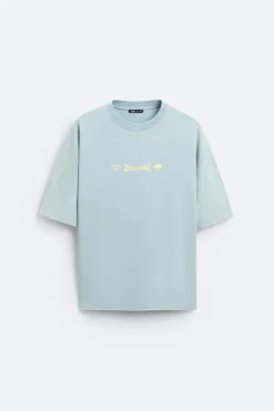 Sale SUDADERA LAVADA TEXTO Hombre Sudaderas|Camisetas