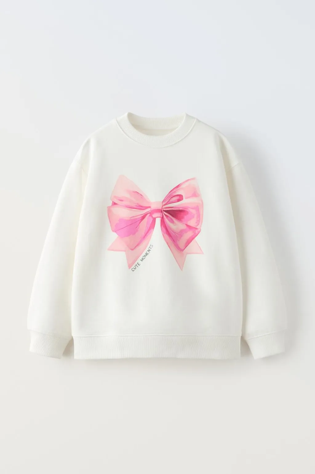 Niños ZARA 6 - 14 Años·Sudaderas<SUDADERA LAZO ESTAMPADO
