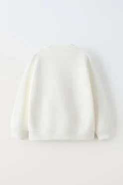Niños ZARA 6 - 14 Años·Sudaderas<SUDADERA LAZO ESTAMPADO