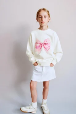 Niños ZARA 6 - 14 Años·Sudaderas<SUDADERA LAZO ESTAMPADO
