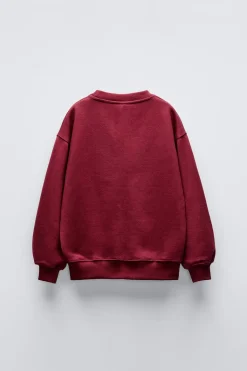 Niños ZARA 6 - 14 Años·Sudaderas<SUDADERA OSO Y TEXTO