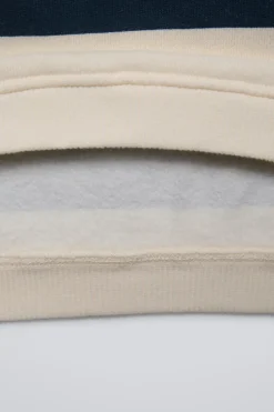 Niños ZARA 6 - 18 Meses·Sudaderas<SUDADERA RAYAS TEXTO FLOCK