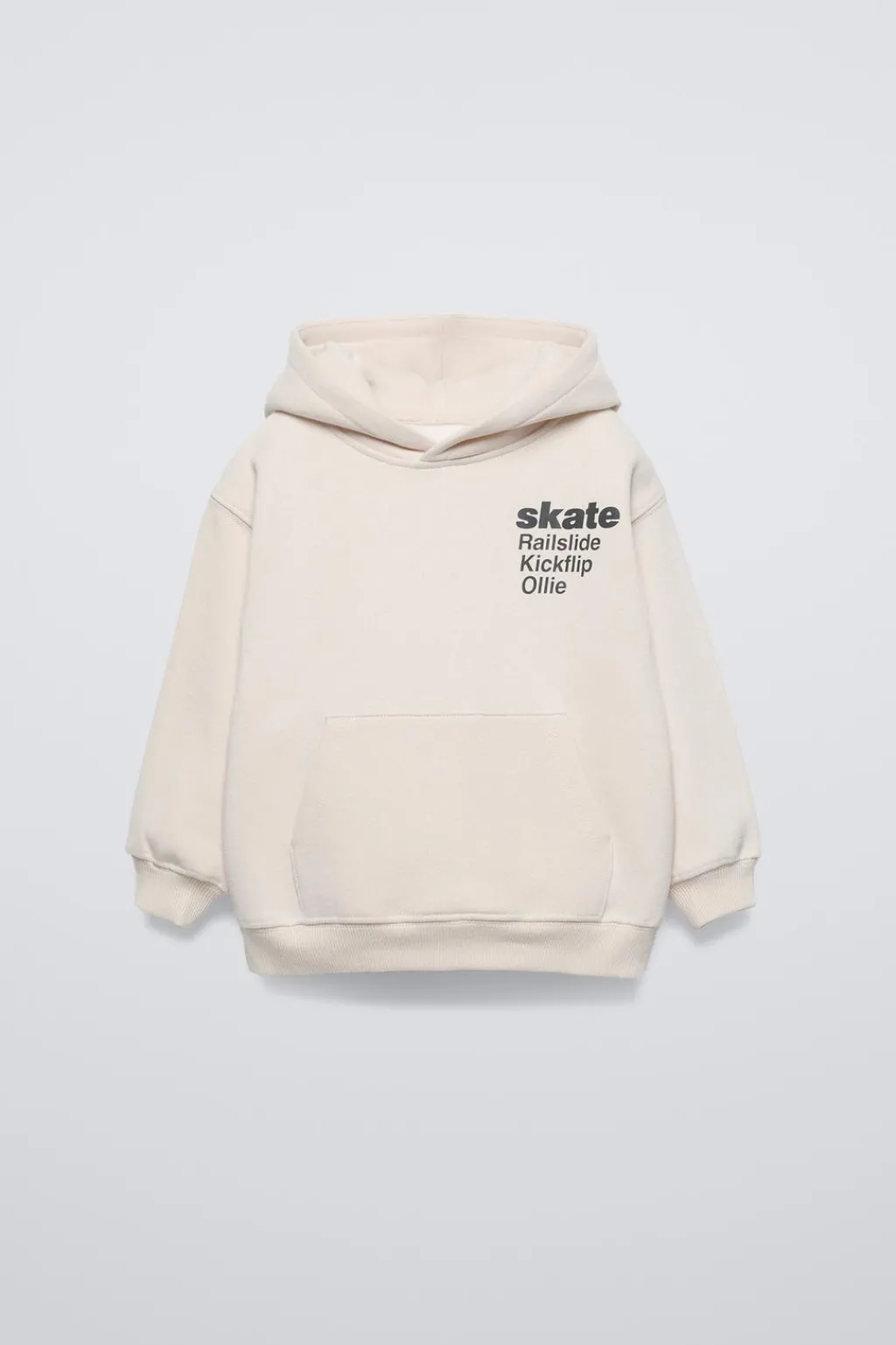 Niños ZARA 1½ - 6 Años·Sudaderas|1½ - 6 Años·Sudaderas<SUDADERA SKATE TEXTO REFLECTANTE