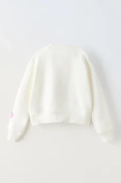 Niños ZARA 6 - 14 Años·Sudaderas<SUDADERA SMILEYWORLD ® CROP FIT