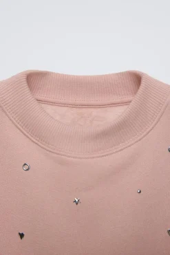 Niños ZARA 6 - 14 Años·Sudaderas<SUDADERA TACHAS