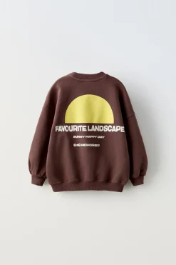 Niños ZARA 1½ - 6 Años·Sudaderas|1½ - 6 Años·Sudaderas<SUDADERA TEXTO