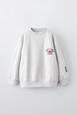 Niños ZARA 6 - 14 Años·Sudaderas|6 - 14 Años·Deporte / Chándal<SUDADERA TEXTO