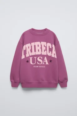 Niños ZARA 6 - 14 Años·Sudaderas<SUDADERA TEXTO